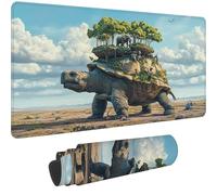 Gaming Mouse Pad 47.2x23.6 inch XXL Mouse Mat Turtle Non-slip Desk Mat,Mousepad with Stitched Edges,Waterproof Mousemat,Large Extended Mousepad for PC,Gaming,Home,Office(1200x600 mm Landscape)-dd1542