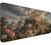 Gaming Mouse Pad 47.2x23.6x0.12 Inch Large Mouse Mat Landscape 1-PK54J | Extended Waterproof with Non-Slip Rubber Base Meet High-Speed and High-Precision Requirements for PC Accessories, Gifts Men