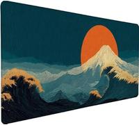 Gaming Mouse Pad 47.2x23.6x0.12 inch Large Mouse Mat Sunset Mousepad Large Sea, Extended Waterproof Mousepad with Non-Slip Rubber Base, Improved Precision and Speed for Gaming Accessories 5-EG62