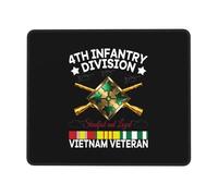 Gaming Mouse Pad 4th ry Division Vietnam Veteran Mousepad Game 25x30cm