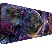 Gaming Mouse Pad 59.1x31.5x0.12 Inch Large Mouse Mat Koala 2-D5P1E | Extended Waterproof with Non-Slip Rubber Base Meet High-Speed and High-Precision Requirements for PC Accessories, Gifts Men