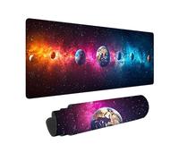 Gaming Mouse Pad 600 x 300 mm Large Gaming Mouse Mat with Stitched Edges, XXL Mousepad with Non-Slip Base, Extended Mousemat, Keyboard Desk Pad with Water Resist Surface, Gifts (Cosmic Planet) J-874