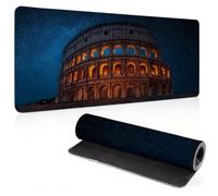 Gaming Mouse Pad 600x400mm Architecture Mouse Mat, Stitched Edges, 0c0-476 | Optimised for Gaming Sensors, Improved Precision and Speed, Desk Accessories for Laptop, Computer & PC, The Roman Colosseum