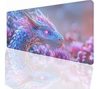 Gaming Mouse Pad 700x300x3mm Large Gaming Mouse Mat with Stitched Edges, XXL Mousepad with Non-Slip Base, Extended Large Size Mousemat, Keyboard Desk Pad Water Resist Surface Animal PjY1911 E-I