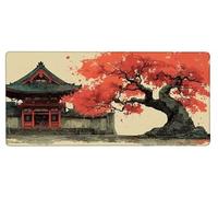 Gaming Mouse Pad 700x300x3mm XXL Mouse Mat Large Tree Gaming Mat House, Extended Waterproof Mousepad with Non-Slip Rubber Base, Improved Precision and Speed for Gifts for Men, PC Accessories 3-5M32