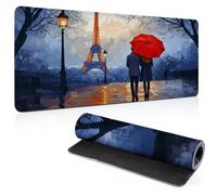 Gaming Mouse Pad 700x350mm Couples Mouse Mat with Stitched Edges, 0c0-697 | Optimised for Gaming Sensors, Improved Precision and Speed, Desk Accessories for Laptop, Computer & PC, Work, Iron Tower 2