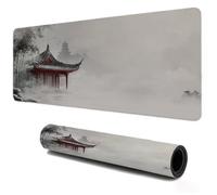 Gaming Mouse Pad 800x300 Pagoda Tree, Mousepad, Non Slip Rubber Mouse Mat, Textured Micro-Weave Fabric, Keyboard Mat for Desk with Waterproof Surface, PC Gaming Laptop Home Office Accessories S-435