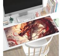 Gaming Mouse Pad (800x300x3mm) Large Size Mousepad,Non-Slip Rubber Base,Waterproof Oversized Mouse mat,Stitched Edges,Ergonomic keyboard wrist rest,Computer Pad,for PC, Laptop,and Office.-Q1423