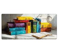 Gaming Mouse Pad 800x300x3mm XXL Mouse Mat Large Book Gaming Mat Landscape, Extended Waterproof Mousepad with Non-Slip Rubber Base, Improved Precision and Speed for Gifts for Men, PC Decor G-HK34