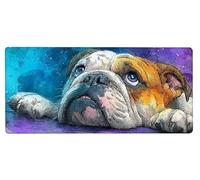 Gaming Mouse Pad 800x300x3mm XXL Mouse Mat Large Dog Gaming Mat Animal, Extended Waterproof Mousepad with Non-Slip Rubber Base, Improved Precision and Speed for Gifts for Men, PC Accessories 0-TU76