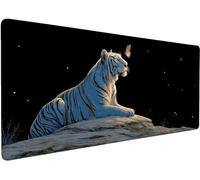 Gaming Mouse Pad 800x400x3mmXXL Mouse Mat Large Tiger 1-5N8P6 | Extended Waterproof Mousepad with Non-Slip Rubber Base, Improved Precision and Speed for Gifts for Men, PC Accessories