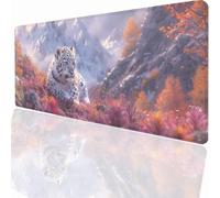 Gaming Mouse Pad 900x400x3mm Large Gaming Mouse Mat with Stitched Edges, XXL Mousepad with Non-Slip Base, Extended Large Size Mousemat, Keyboard Desk Pad Water Resist Surface Animal PjY9825 N-U