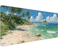 Gaming Mouse Pad 900x400x3mmXXL Mouse Mat Large Sea 4-652P1 | Extended Waterproof Mousepad with Non-Slip Rubber Base, Improved Precision and Speed for Gifts for Men, PC Accessories