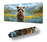 Gaming Mouse Pad Animal Desk Mat Large 39.4x19.7 inch Koala Mouse Mat, Extended Waterproof Mousepad with Anti-Slip Rubber Base Stitched Edges Keyboard Desk Pad for Home Office Decor, Gifts S-1465