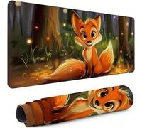 Gaming Mouse Pad Animal Extended Mouse Mat 1000x500x3mm Non-Slip Desk Mat Large, Soft Smooth Surface, Comfortable Keyboard Pad Forest Improved Precision and Speed for Office Gifts for PC Gamer xg-1007