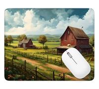 Gaming Mouse Pad Animal, Mouse Mat 60 x 40 cm with Stitched Edges, Q-3751 | Water-Resistant Surface Keyboard Mousepad Farm, with Anti-Slip Rubber Base, for Home Office Decor, Gifts for Men/Women