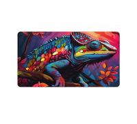 Gaming Mouse Pad Art Chameleon Computer Keyboard Mouse Mat 40x75cm Large Desk Pad for Laptop PC Cute Office Supplies Desk Decro Accessories