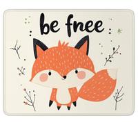 Gaming Mouse Pad Autumn, Mouse Mat 60 x 40 cm Waterproof Mousepad, k-4323 | Fox Keyboard Desk Pad, with Stitched Edges and Non-Slip Rubber Base Mousepad, for Gaming Office Desk Decor Gifts