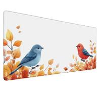 Gaming Mouse Pad Bird Desk Mat, Animal Large Gaming Mouse Pad XXL 31.5 x 15.7 Inch, Waterproof Gaming Mousepad Smooth Surface and Anti-Slip Rubber Base, Desk Pad for Home Gaming Office Work, Model 996