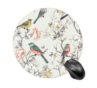 Gaming Mouse Pad Birds And Flower Laptop Desk Pad for Laptop, Office & Home