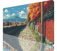 Gaming Mouse Pad Blue, Large Mouse Mat 1200 x 600 x 3 mm with Stitched Edges Desk Mat Landscape, Extended XXL Mousepad with Non Slip Rubber Base, Office Accessories for Desk Oiffice Decor Gifts l-4088