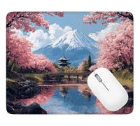 Gaming Mouse Pad Cherry Blossoms, Waterproof Mouse Mat 29 x 24 cm Q-522