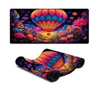 Gaming Mouse Pad Colorful Hot Air Balloons Flying in The Sky Mouse Mat 40x90cm Large Desk Mat Smooth SurfaceHigh AccuracyFast-MovingAnti-ScratchNon-Slip Base