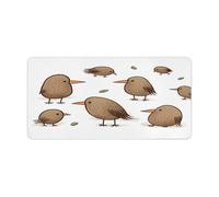 Gaming Mouse Pad Desk Protector Mat Non-Slip Rubber Mousepad | Kiwi Birds Cute Large Mouse Mat Waterproof Laptop Desk Writing Pad for Home Office Accessories 23.6" x 11.8"