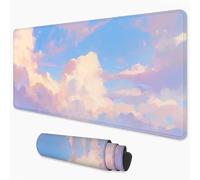 Gaming Mouse Pad Dream Mouse Mat XXL 900x400 mm, Cloud Mousepad with Smooth Surface to Improve Precision and Speed, Non-Slip Rubber Base Desk Mat for Home, Office, Gaming Room 36x16 in 3Y-264