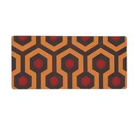 Gaming Mouse Pad Extended Full Keyboard Mat with Stitched Edges Anime Large Desk Pad with Non-Slip Base Shining Overlook Mouse Mat for Gaming and Office 16 x 35.5 inches Mousepad