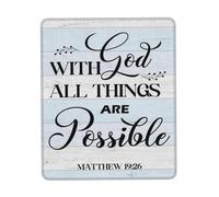 Gaming Mouse Pad Faith With God All Things Are Possible Table Pad Work
