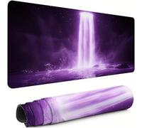 Gaming Mouse Pad Fall Extended Mouse Mat 800x300x3mm Non-Slip Desk Mat Large, Soft Smooth Surface, Comfortable Keyboard Pad Purple Improved Precision and Speed for Office Gifts for PC Gamers xg-611