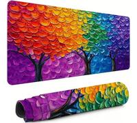 Gaming Mouse Pad Four Seasons Tree Mouse Mat 600x300x3mm Non-Slip Desk Mat Large, Soft Smooth Surface, Comfortable Keyboard Pad Color Improved Precision and Speed for Office Gifts for PC Gamers xg-629