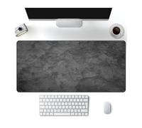 Gaming Mouse Pad Gray Popular Texture Marble Gaming Accessories XXL Large Keyboard Desktop Desk Mat Office(Dark Brown,290X250X2MM)