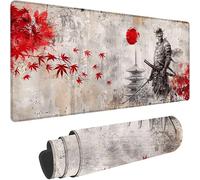 Gaming Mouse Pad Grey Large Mouse Mat 1600x800x3 mm Japan with Stitched Edges, Extended XXL Mousepad Non-Slip Rubber Base, Desk Mat Gaming Mousepad for Desk Accessories, Office Decor Gifts w-2849