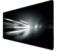 Gaming Mouse Pad Grey Mouse Mat Large XXL 80 x 40cm Abstract Desk Mat Large, Waterproof, Non-Slip, Improved Precision and Speed, PC, Computer, Home Office Gaming Desk Accessories for Men wxl1-2264