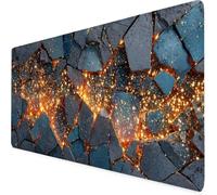 Gaming Mouse Pad Grey Mouse Mat Large XXL 90 x 40cm Abstract Desk Mat Large, Waterproof, Non-Slip, Improved Precision and Speed, PC, Computer, Home Office Gaming Desk Accessories for Men bd1-2271