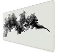 Gaming Mouse Pad Grey Mouse Mat Large XXL 90 x 40cm Abstract Desk Mat Large, Waterproof, Non-Slip, Improved Precision and Speed, PC, Computer, Home Office Gaming Desk Accessories for Men bd1-2775