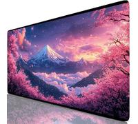 Gaming Mouse Pad Japan Desk Mat Large 1200x600x3mm XXL Mouse Mat Mountain Long Computer Keyboard Mousepad with Slip Base, Improved Precision and Speed, Waterproof Mousemat for Office Home Gamer Y8-855