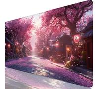 Gaming Mouse Pad Japan Desk Mat Large 1600x800x3mm XXL Mouse Mat Street Long Computer Keyboard Mousepad with Slip Base, Improved Precision Speed,Waterproof Gaming Mousemat for Office Home Gamer Y8-828