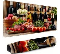 Gaming Mouse Pad Kitchen Extended Mouse Mat 900x400x3mm Non-Slip Desk Mat Large, Soft Smooth Surface, Keyboard Pad Seasoning Improved Precision and Speed for Home Office, Gifts for PC Gamers xg-477