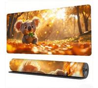 Gaming Mouse Pad Koala Landscape Mouse Mat 35.4x11.8in Desk Mat Large Extended XXL Mousepad with Stitched Edges and Anti Slip Rubber Base Desk Accessories for Women Esport Computer, Gaming, Model597