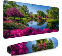 Gaming Mouse Pad Landscape Extended Mouse Mat 1400x600x3mm Non-Slip Desk Mat Large, Soft Smooth Surface, Keyboard Pad Little River Improved Precision and Speed for Office Gifts for PC Gamers xg-491
