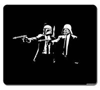 Gaming Mouse Pad, Large Mouse Mat 12.87x11.02x0.15 IN, Customizable Star Wars Pulp Fiction Natural Eco Rubber Oblong MousePad Computer Desk Stationery Accessories Mouse Pads For Gift
