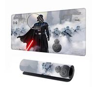 Gaming Mouse Pad Large XXL White,Soft Mousepad with Anti-Slip Rubber Base & Stitched Edges,Smooth Surface Laptop Desk Pad,Computer Keyboard and Mice Combo Pads Mouse Mat,31.5x15.7 inch