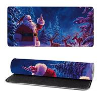 Gaming Mouse Pad Man, Mouse Mat large Christmas 1000x500x3mm Extended Desk Mat LargeKeyboard Pad and Desk Accessories, Water-Resistant Surface and Non-Slip Base Mousemat for Home Office Decor MM-609