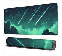 Gaming Mouse Pad Meteor Sky Mouse Mat 63x31.5in Desk Mat Large Extended XXL Mousepad with Stitched Edges and Anti Slip Rubber Base Desk Accessories for Computer, Gaming Room, Gifts for Men, Model780