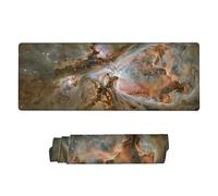 Gaming Mouse Pad, Modern Mouse Pad Large, Office Desk Accessories Marble Desk Pad with Stitched Edges, Mousepad Non-Slip Rubber Base, Waterproof Large Mouse Mats for Desk (31.5 x 11.8 x 0.12 inch) J-4
