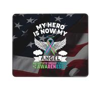 Gaming Mouse Pad My Hero is Now My Angel Metastatic Breast Cancer Office
