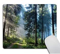 Gaming Mouse Pad,Nature Misty Rectangle Non-Slip Rubber Mousepad 9.4"x7.9"